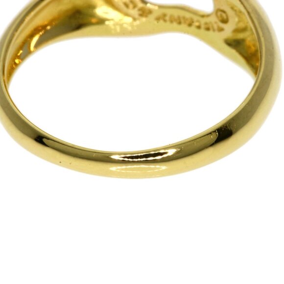 TIFFANY 18k Gold Heart Ring - Picture 6 of 10